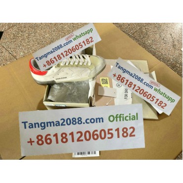 tangma2088 Official GCDR 66DB SSSTAR Premium Full Grain Leather Sneaker with Polished Silver Tone Hardware