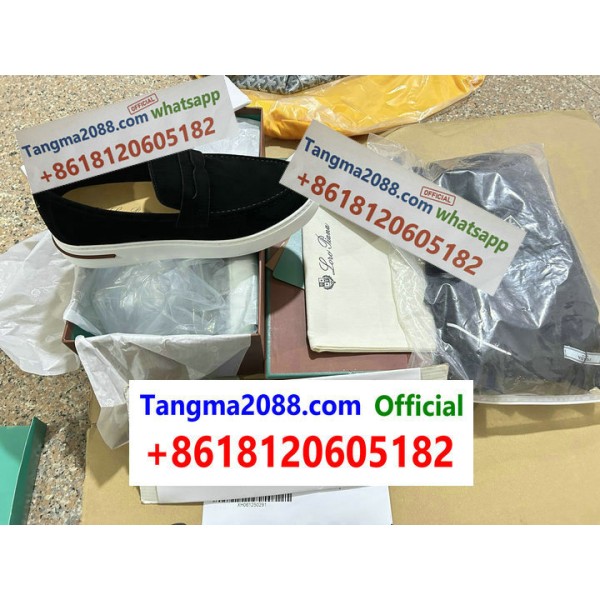 tangma2088 Official Loro Piana Cavallo Loafer Premium Italian Suede Leather Polished Brass Buckle