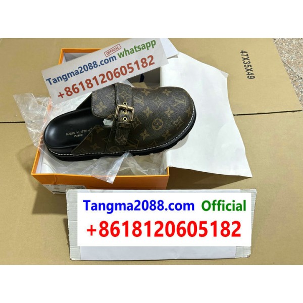 tangma2088 Official Louis Vuitton Archlight Mule Monogram Canvas Gold Tone Buckle