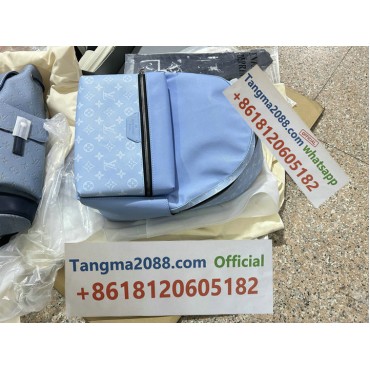 tangma2088 Official Louis Vuitton Palm Springs Backpack Monogram Coated Canvas Polished Silver Tone Hardware