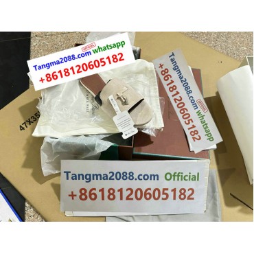 tangma2088 Official Love Charm Summer Walk Premium Beige Suede Leather Sandal with Polished Silver Tone Hardware