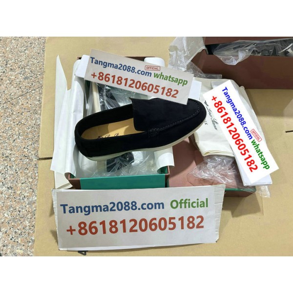 tangma2088 Official Polo Ralph Lauren Loafer Slip On Premium Suede Leather Polished Brass Stitching